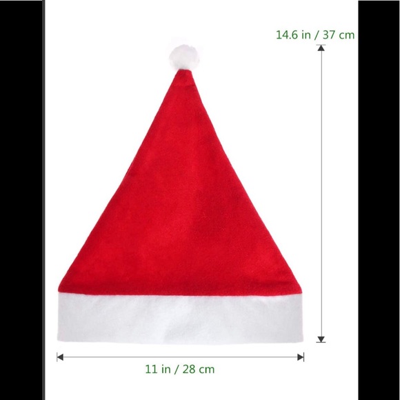 🎅🏾🎄 Santa Felt Christmas Hat - Picture 4 of 4